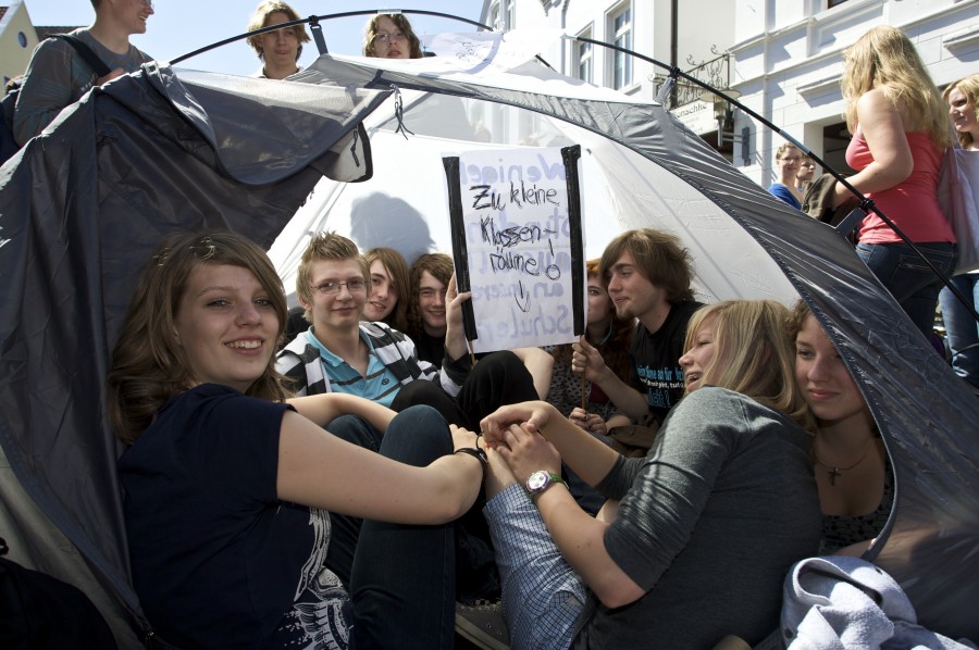 Schüler-Demonstration Bildungsstreik 2009 in Verden