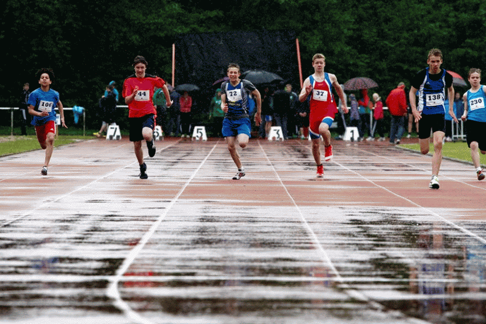 Leichtathletik Bezirksmeisterschaft Lüneburg Jugend U16 - U14 in Schneverdingen am 25.5.2013