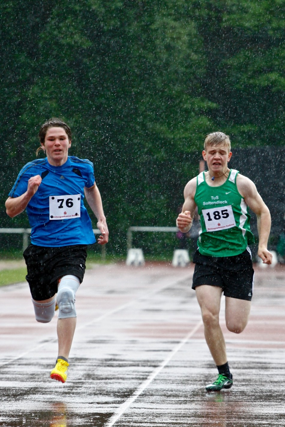 Leichtathletik Bezirksmeisterschaft Lüneburg Jugend U16 - U14 in Schneverdingen am 25.5.2013