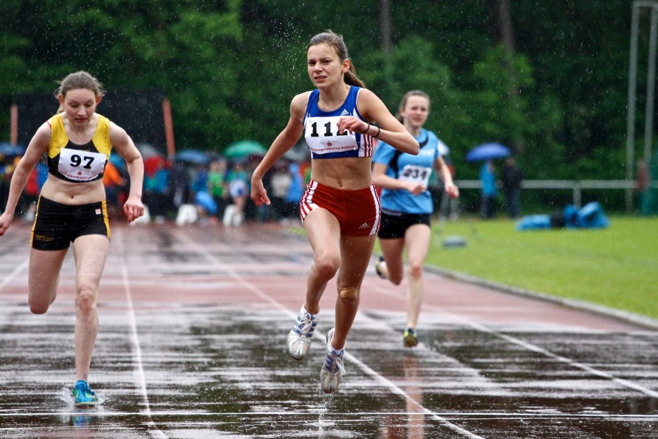 Leichtathletik Bezirksmeisterschaft Lüneburg Jugend U16 - U14 in Schneverdingen am 25.5.2013