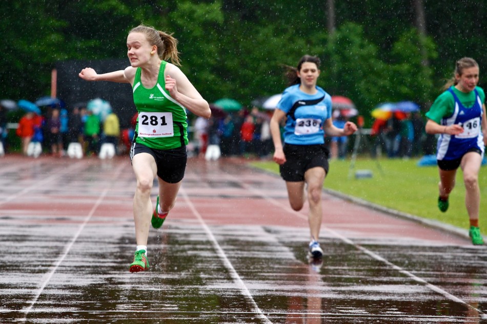 Leichtathletik Bezirksmeisterschaft Lüneburg Jugend U16 - U14 in Schneverdingen am 25.5.2013