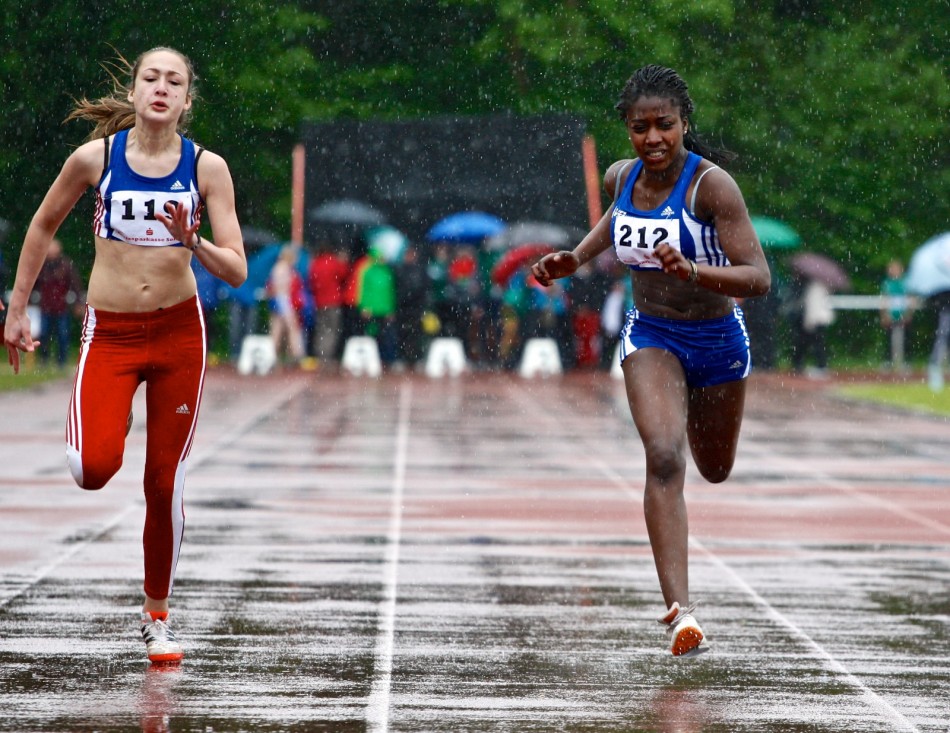 Leichtathletik Bezirksmeisterschaft Lüneburg Jugend U16 - U14 in Schneverdingen am 25.5.2013