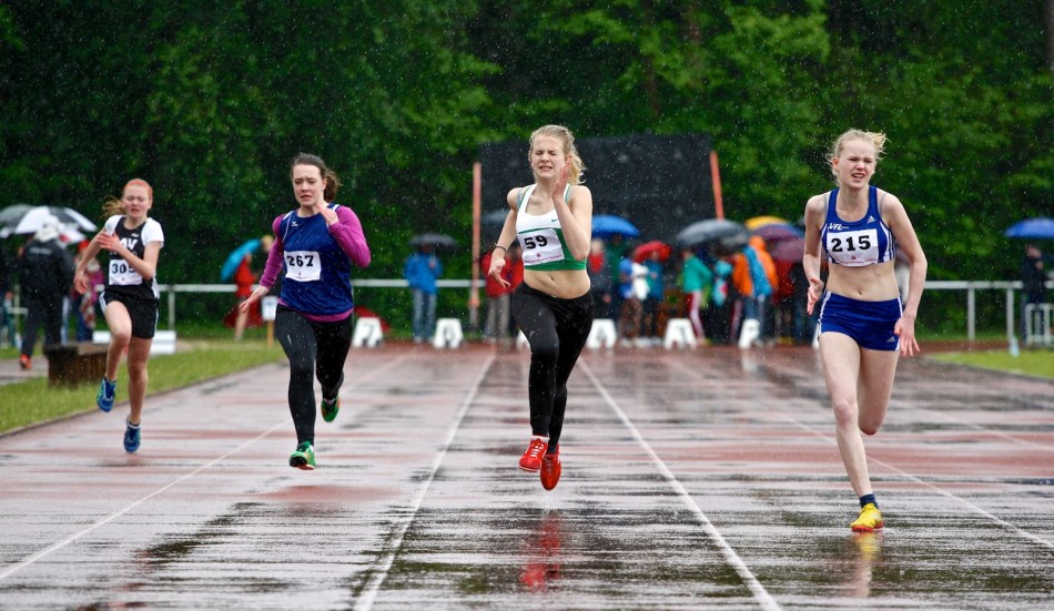 Leichtathletik Bezirksmeisterschaft Lüneburg Jugend U16 - U14 in Schneverdingen am 25.5.2013