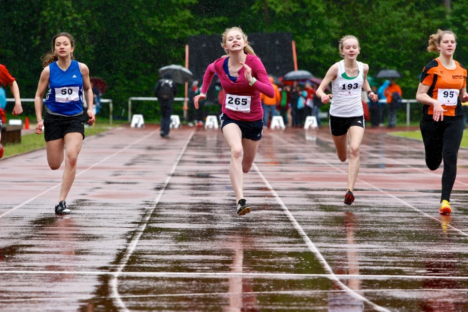 Leichtathletik Bezirksmeisterschaft Lüneburg Jugend U16 - U14 in Schneverdingen am 25.5.2013