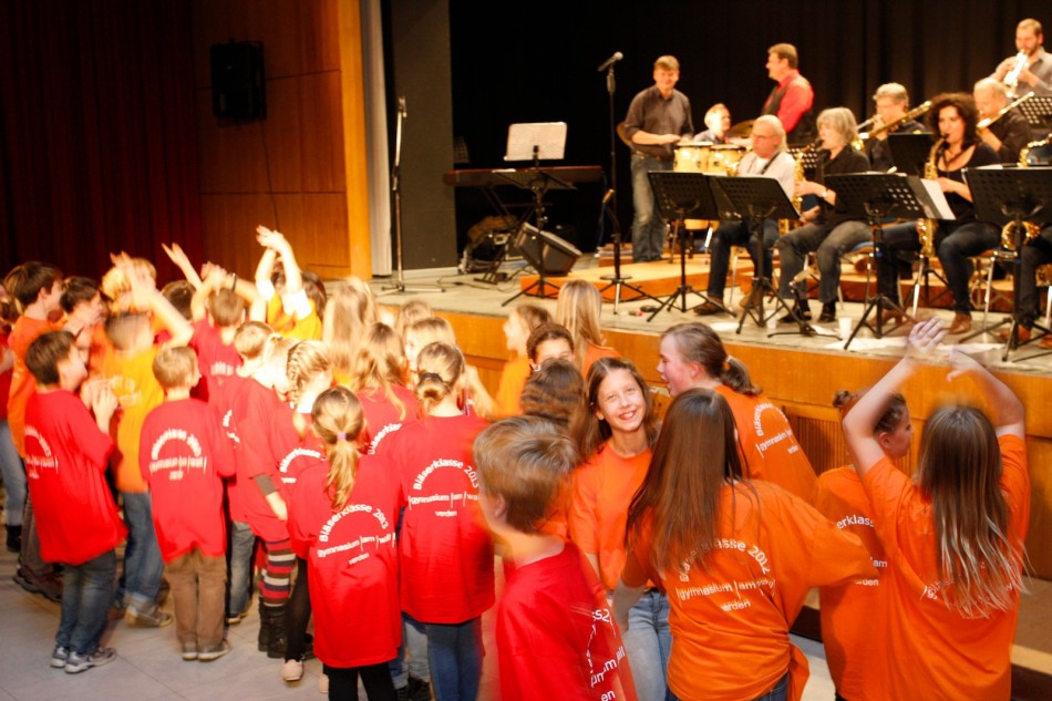 Konzert der Bläserklasse mit der Bigband Walle