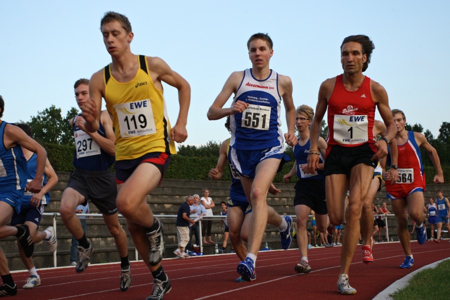 Start des 1500 m Laufs