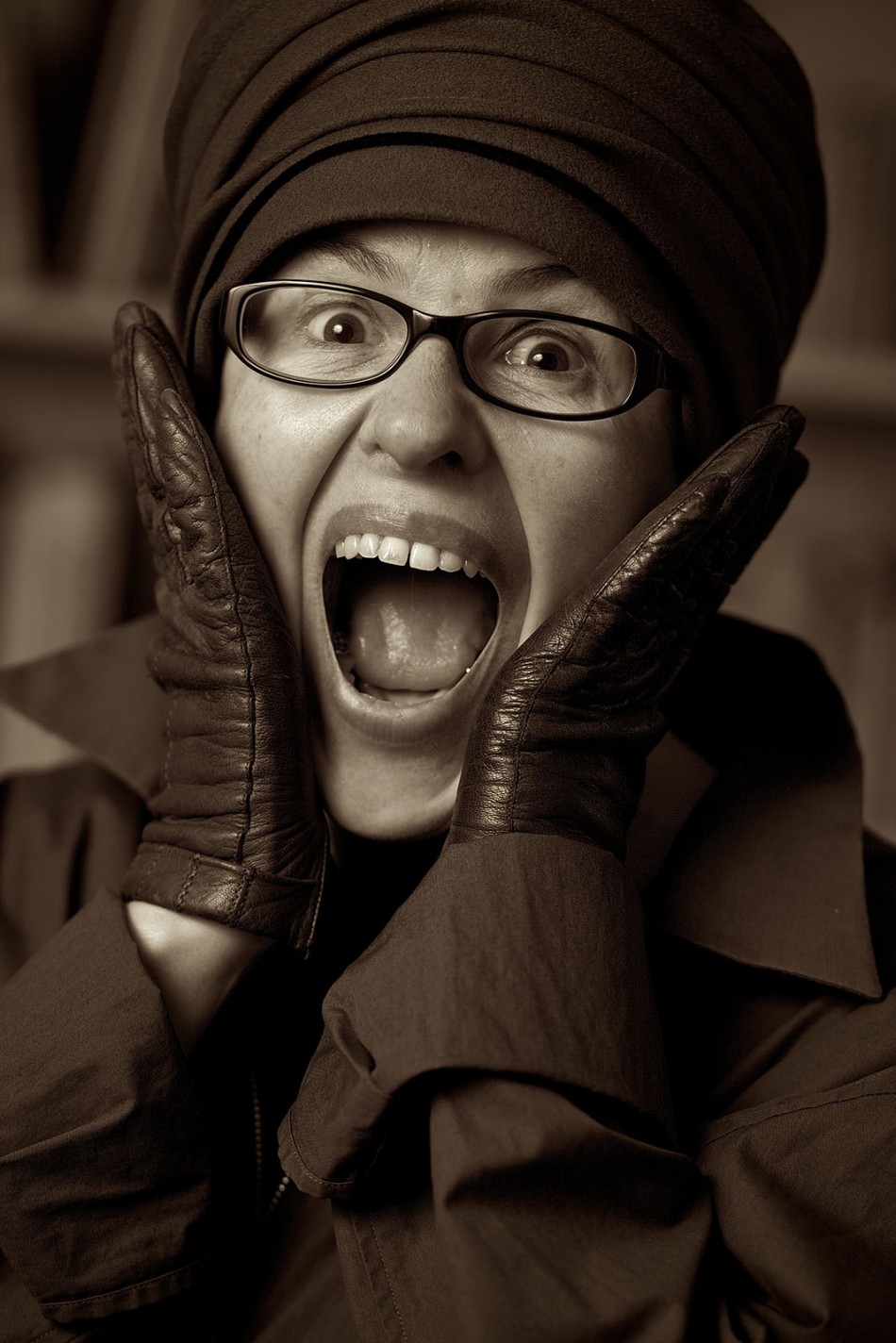 frei nach Edward Munch "Der Schrei"