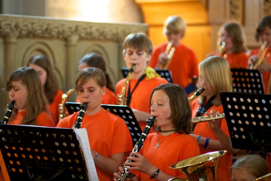 Gospel and Brass: Bläserklasse 2008 des GaW in St. Andreas Verden