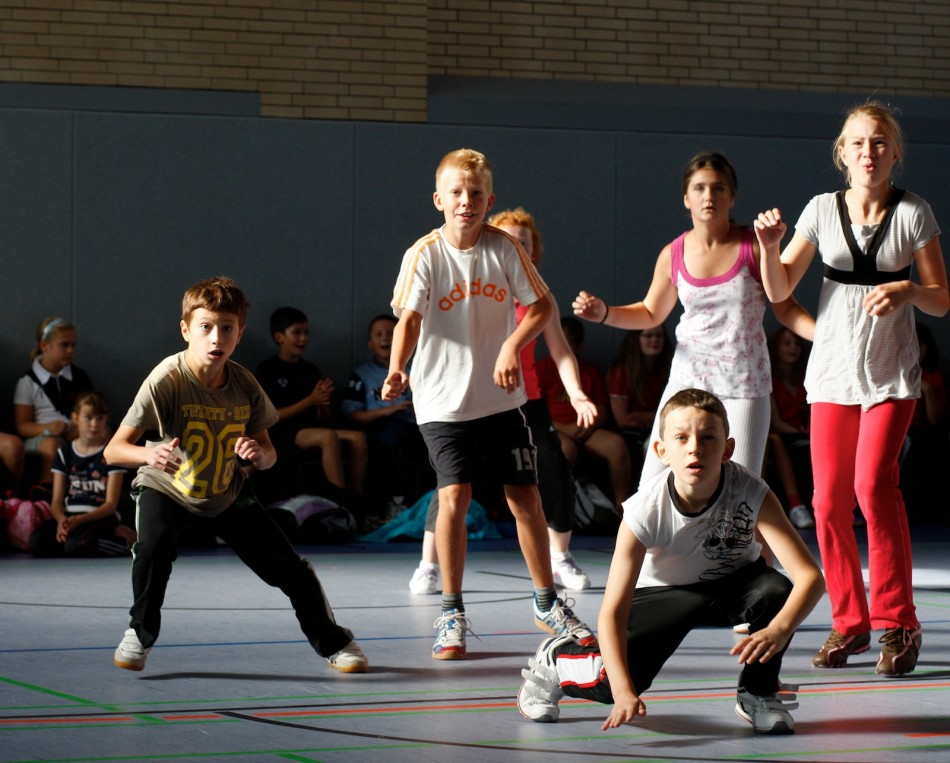 Schulfest Gymnasium am Wall: Völkerball-Turnier