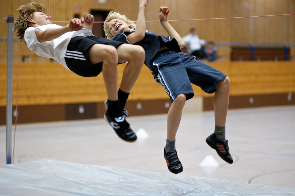 Talenttraining Leichtathletik-Mehrkampf Sprint und Hochsprung