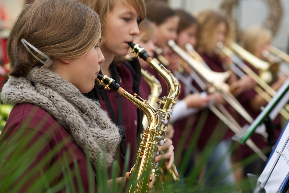 Jugendblasorchester Weihnachtskonzert in der Gärtnerei Jugendblasorchester Weihnachtskonzert in der Gärtnerei
