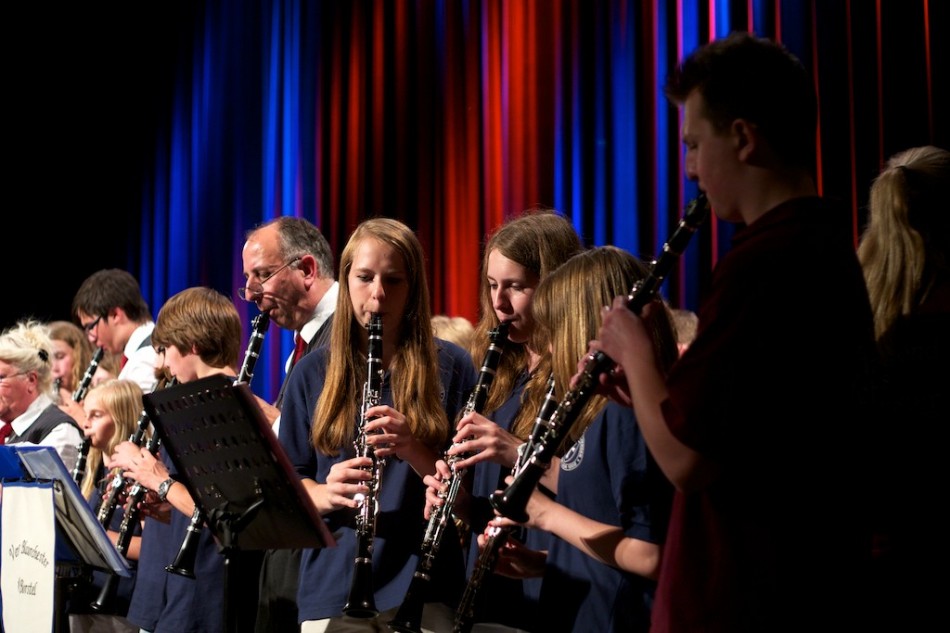 Konzert "Blech trifft Holz" Verdener Blasorchester musizieren: Blasorchester des  Domgymnasiums, Jugendblasorchester der Kreismusikschule und Verdener Blasorchester im TSV Borstel