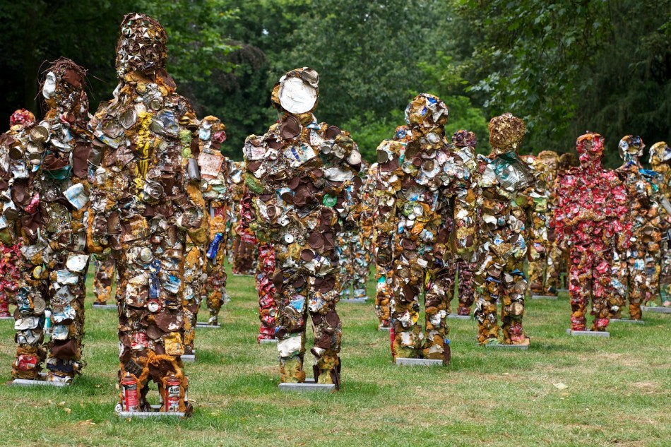 Trash People von HA Schult in Telgte