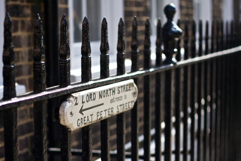 London: typischer Zaun London: typischer Zaun