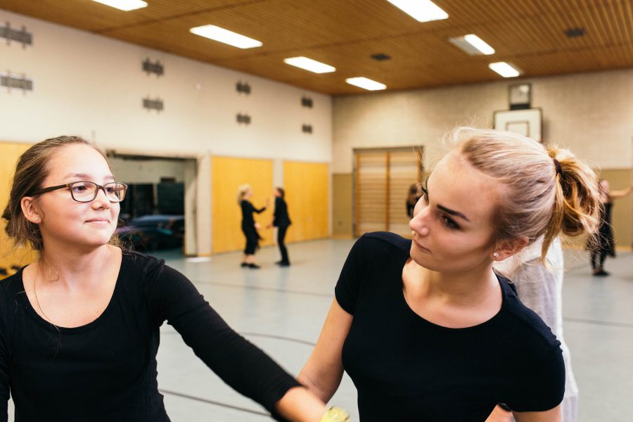 Proben zu "Tanz macht Schule" im Gymnasium am Wall Verden