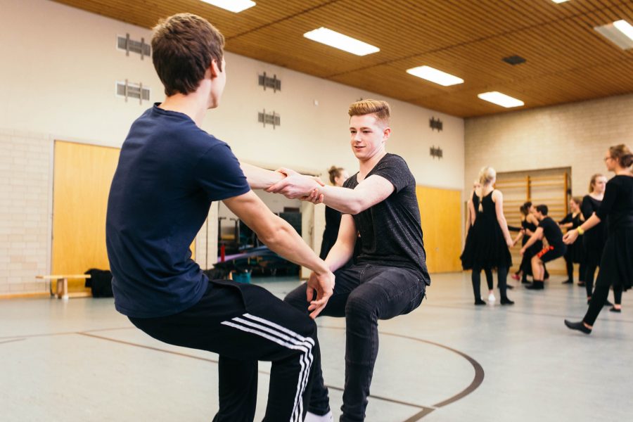Proben zu "Tanz macht Schule" im Gymnasium am Wall Verden