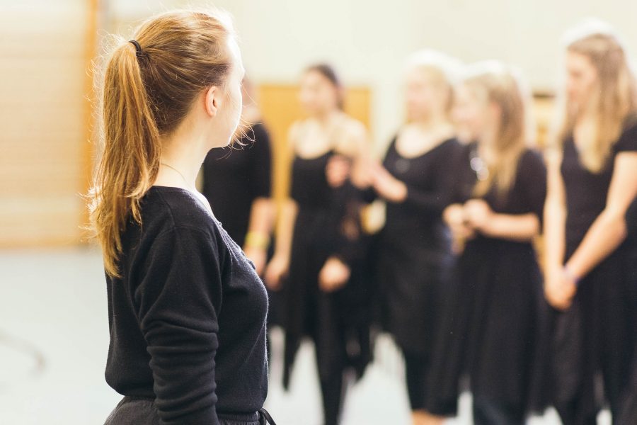 Proben zu "Tanz macht Schule" im Gymnasium am Wall Verden