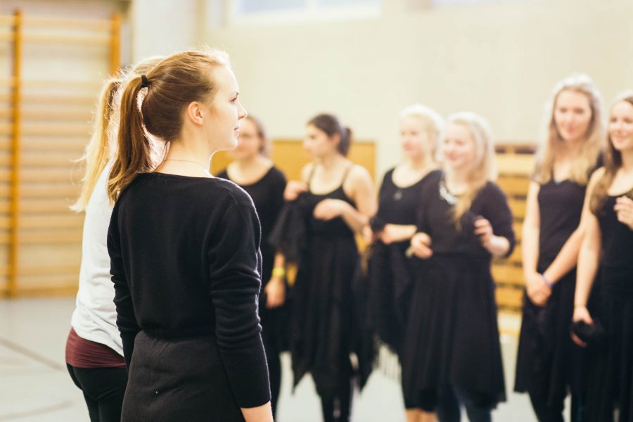 Proben zu "Tanz macht Schule" im Gymnasium am Wall Verden