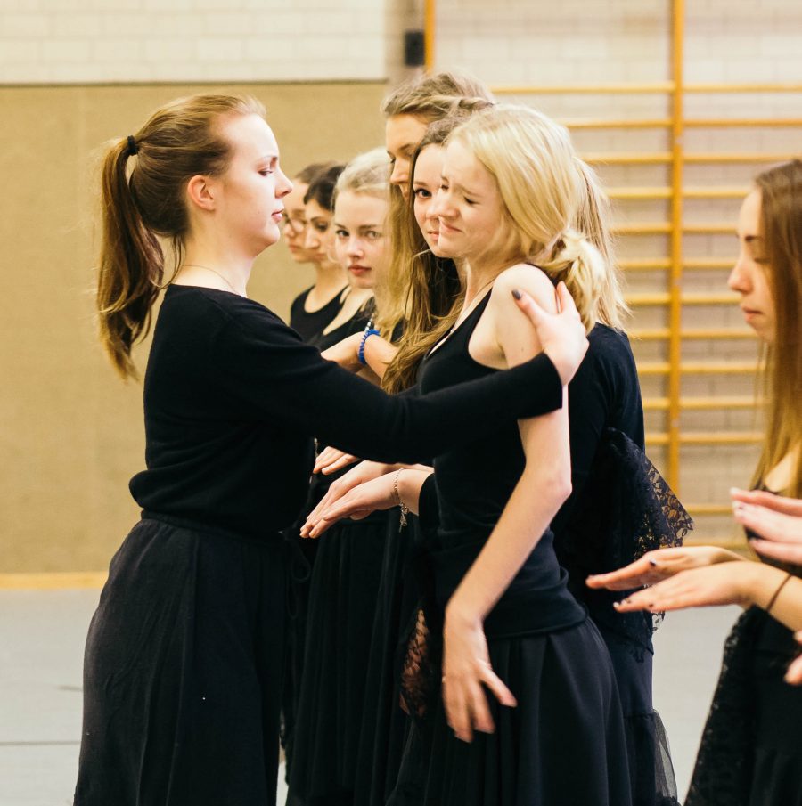 Proben zu "Tanz macht Schule" im Gymnasium am Wall Verden