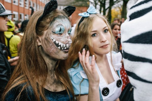 Der Jahrgang 12 des Gymnasiums am Wall Verden feiert am 11.11.2015 den traditionellen "Chaostag am GaW"