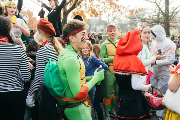 Der Jahrgang 12 des Gymnasiums am Wall Verden feiert am 11.11.2016 den traditionellen "Chaostag am GaW"