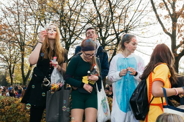 Der Jahrgang 12 des Gymnasiums am Wall Verden feiert am 11.11.2016 den traditionellen "Chaostag am GaW"