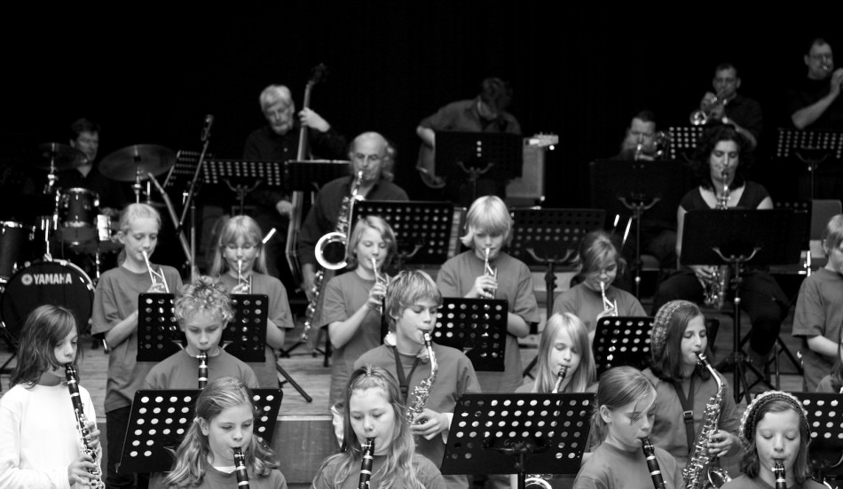 Konzert Bigband Walle mit der Bläserklasse 6b
